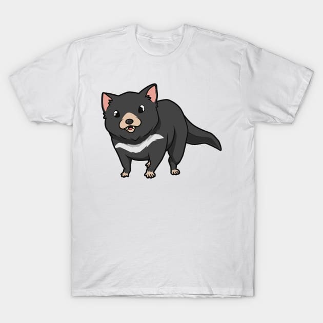 Kawaii Tasmanian devil T-Shirt by Modern Medieval Design